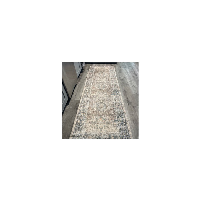 Chris Loves Julia x Loloi Jules Oriental Natural/Ocean Area Rug